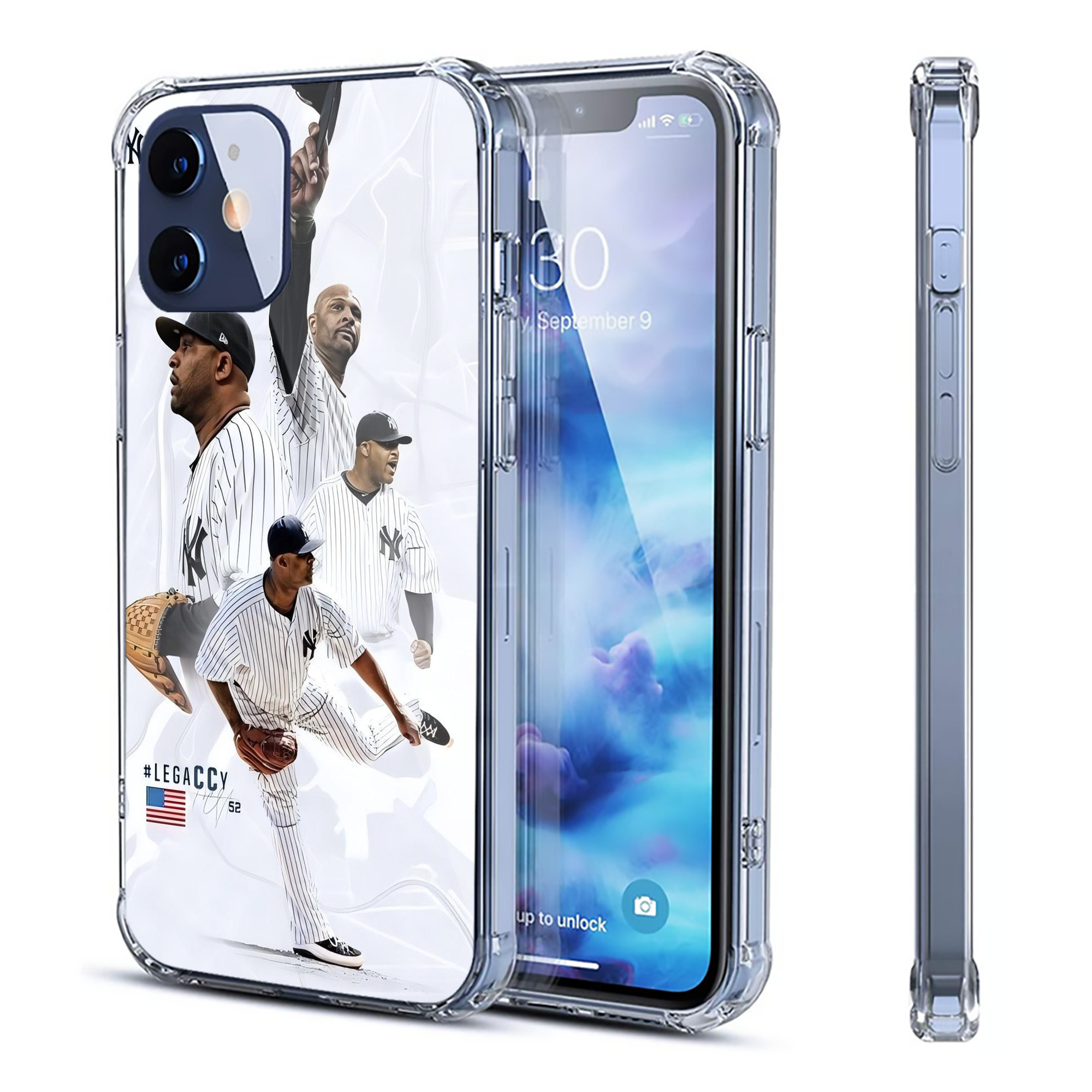 CC Sabatnia 13 Clear IPhone 12 Case – Soft TPU With UV Print – Enhanced Drop Protection, Precise Fit, Anti-Fingerprint, Customizable Design, Scratch-Resistant, Yellow-Resistant